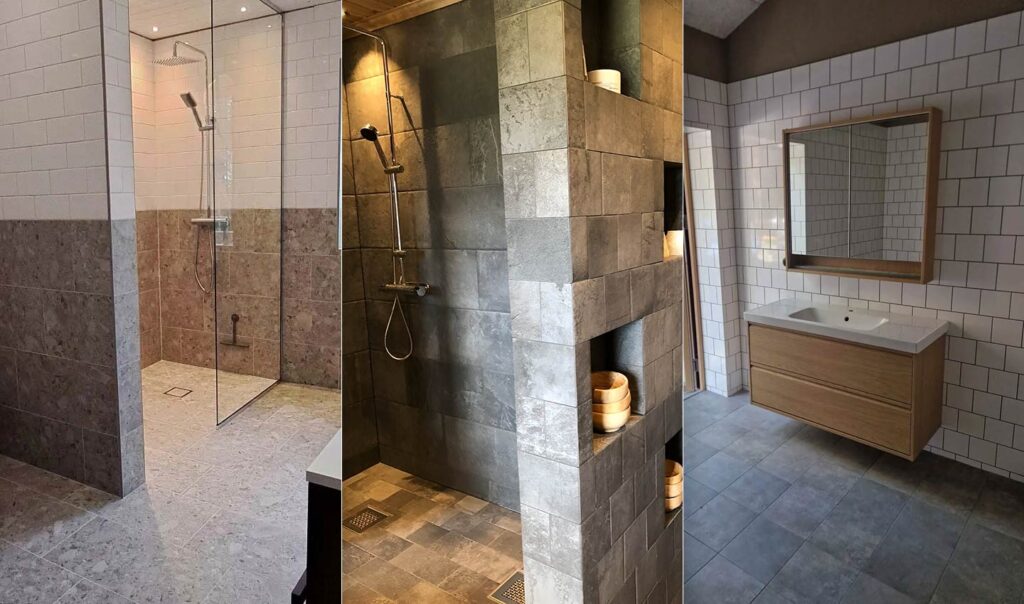 Badrumsrenovering Östersund - Anlita Häggenås Kakelservice